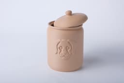 Dog Treats Jar with Lid – Minimal Storage Container 3d model