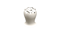 Broken egg full of eggs Easter decoration 3d model