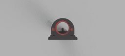 Zip 22 Ghost Ring Sights 3d model