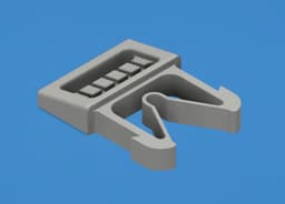 Simple Buckle Clip 3d model