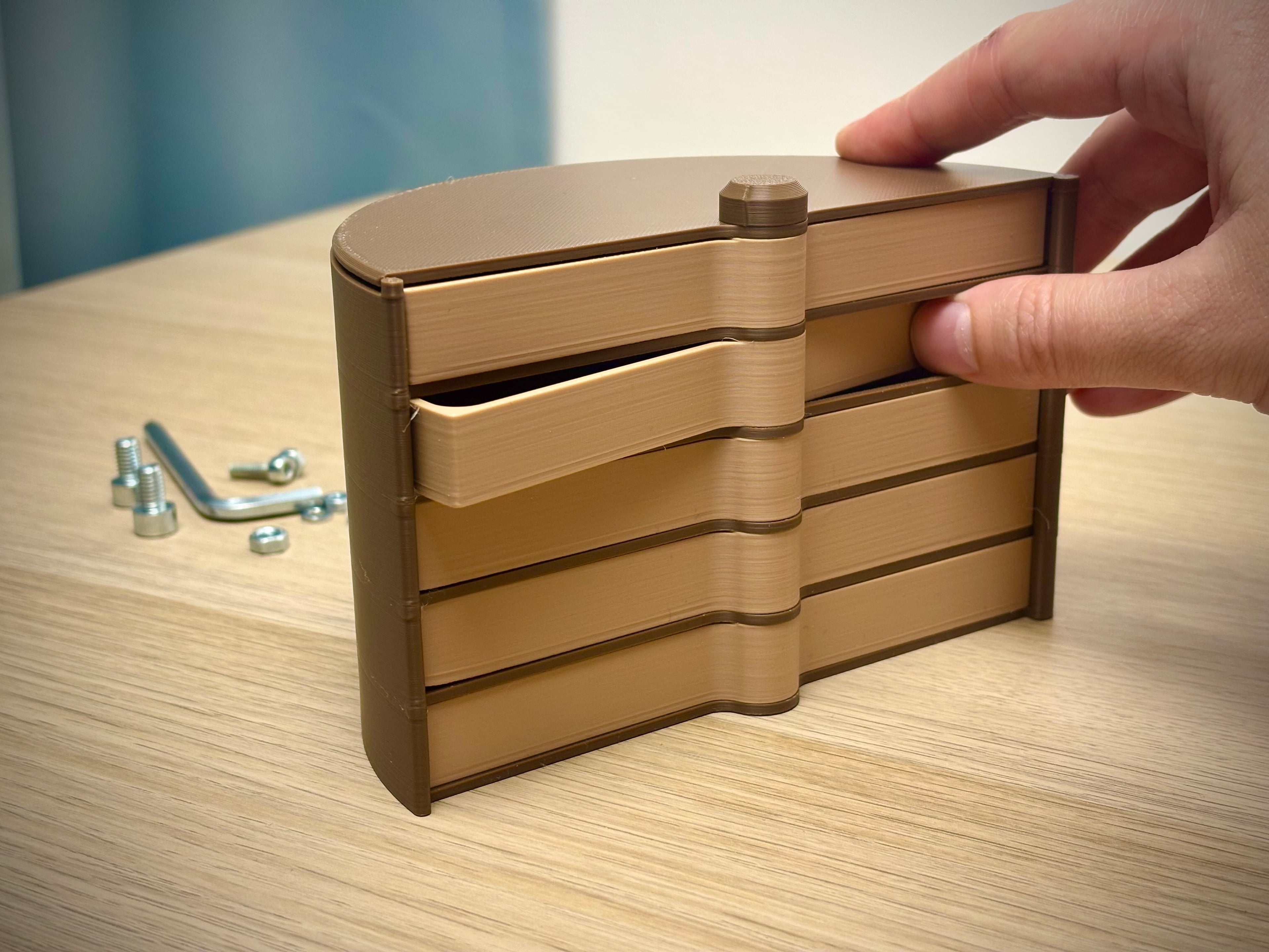 Storage Tower Organizer | Modular Storage Box 3d model