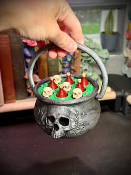 cauldron tic tac toe 3d model