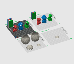 The Dino Egg Finger Game, with Finger Friend Hole! 3d model