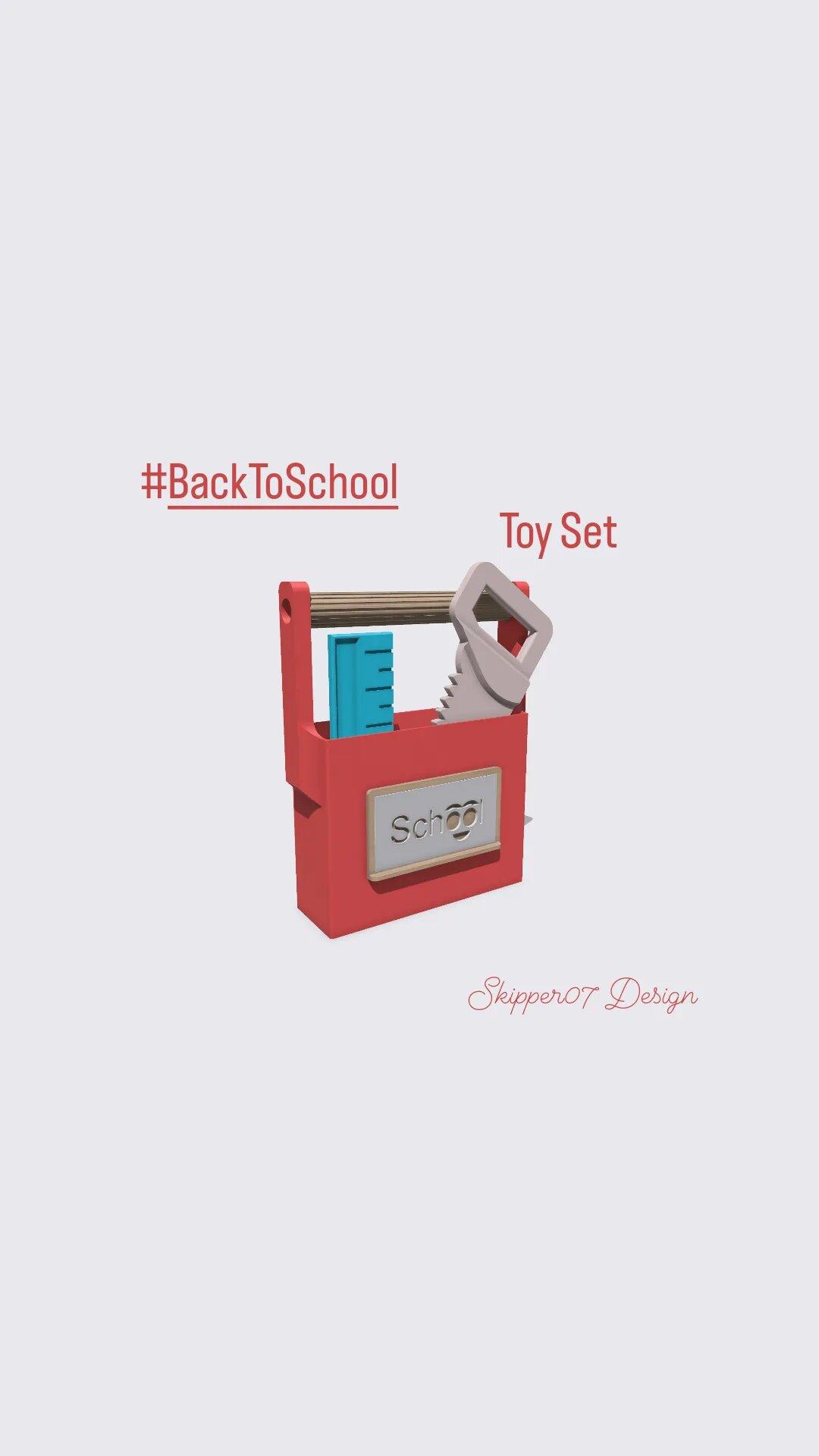 #BackToSchool Kit 3d model