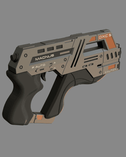 Mass Effect – M-6 Carnifex 3D Model 3d model