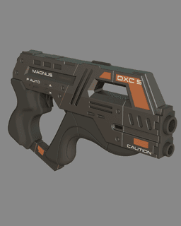 Mass Effect – M-6 Carnifex 3D Model 3d model