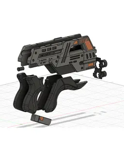 Mass Effect – M-6 Carnifex 3D Model 3d model