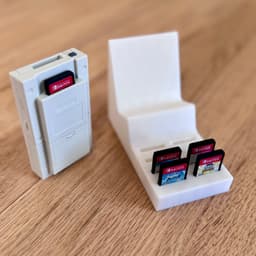 Gameboy Style Switch Game Holder 3d model