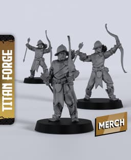 City Watch - With Free Dragon - 5e DnD Inspired for RPG and Wargamers 3d model
