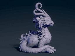 Cute Dragon 1.stl 3d model