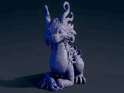 Cute Dragon 1.stl 3d model