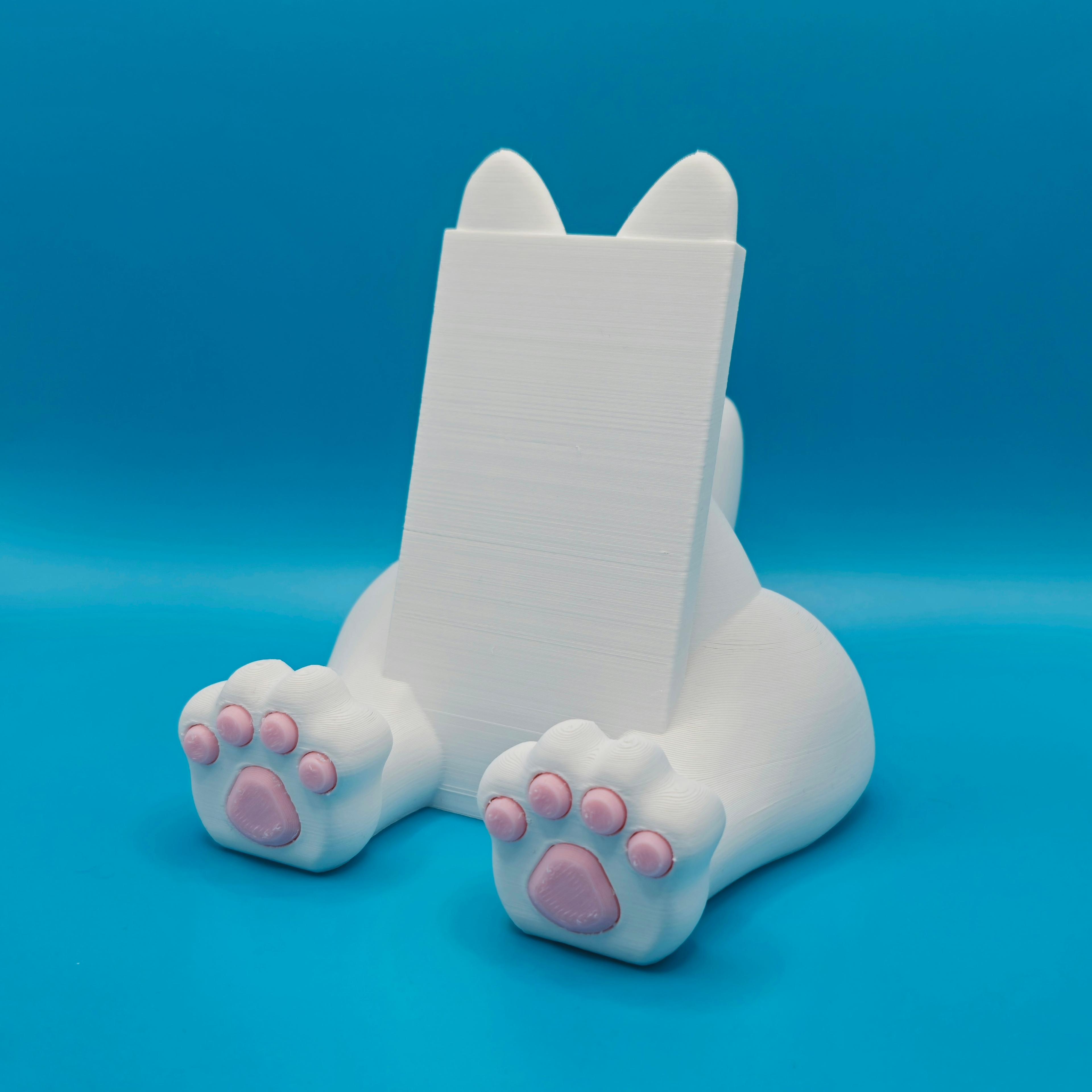 Cat Feet Phone Holder  3d model