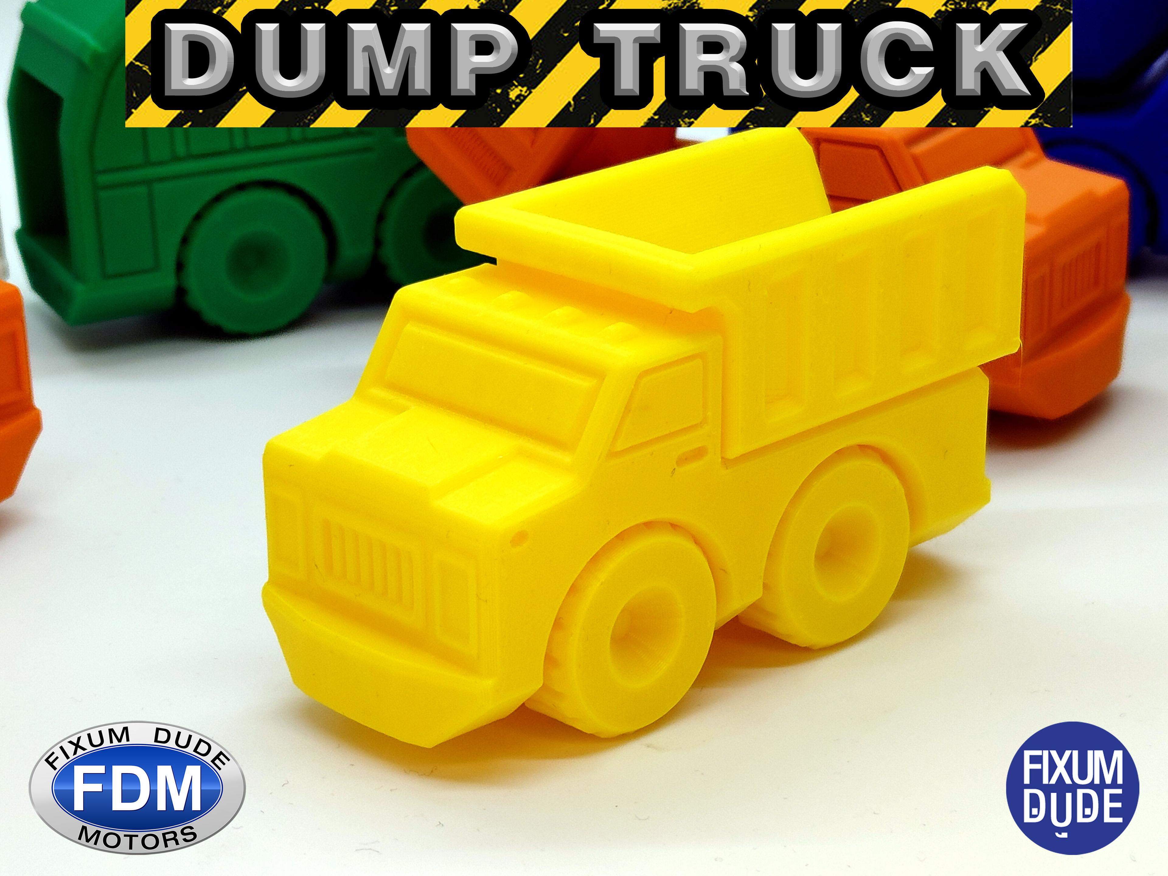 Fixum Dude Motors PiP Dump Truck 3d model