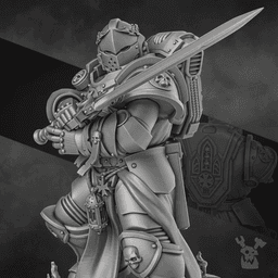 Battle Brother + painting guide (Painting Contest) 3d model