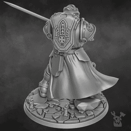 Battle Brother + painting guide (Painting Contest) 3d model