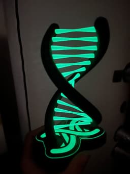 RGB LED DOUBLE HELIX DNA LAMP - Micro USB Socket & Closed Bottom - with Arduino Code 3d model