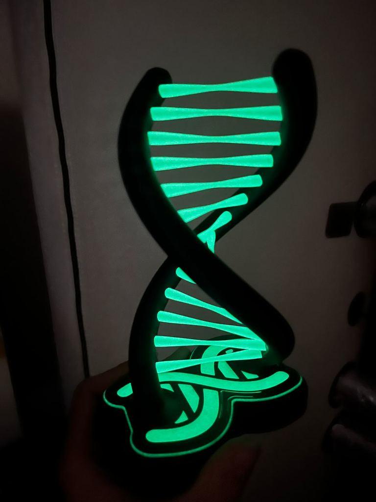 RGB LED DOUBLE HELIX DNA LAMP - Micro USB Socket & Closed Bottom - with Arduino Code 3d model