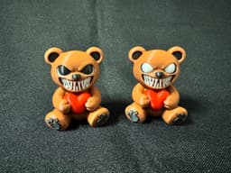 Horror Valentine Bear 3d model