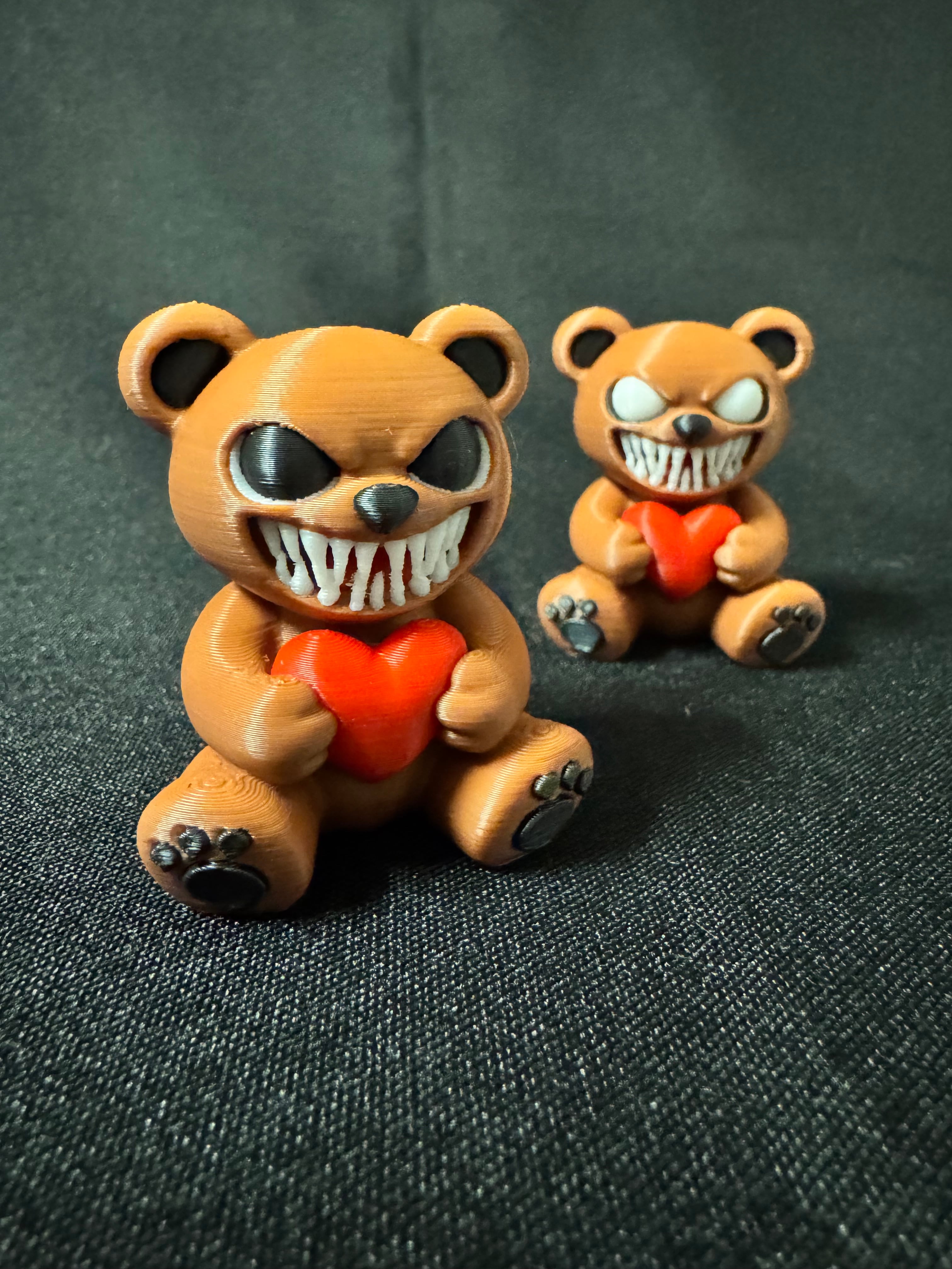 Horror Valentine Bear 3d model