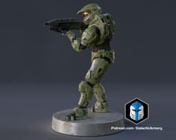 Master Chief Miniature - Pose 2 3d model