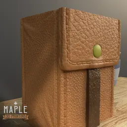 TCG Deck Box - Leather Pouch - Support Free 3d model