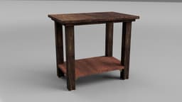 Simple Coffee Table Model 3d model