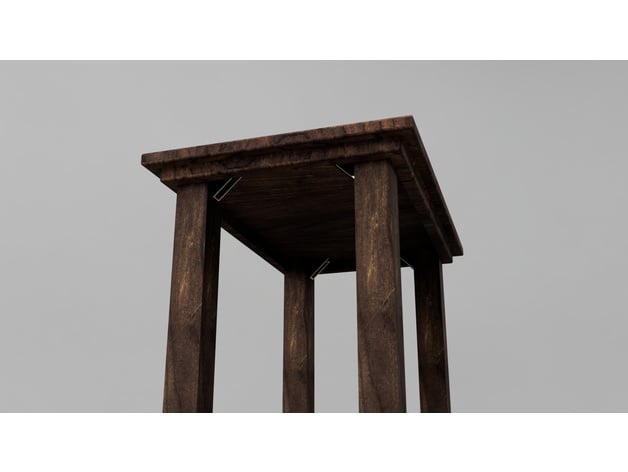 Simple Coffee Table Model 3d model