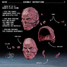 Evil Telepath Helmet 3D Printer STL file 3d model
