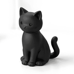 Sitting Cat STL | Modern Cat Statue | Cute Cat Model | Minimalist Cat | 3d model