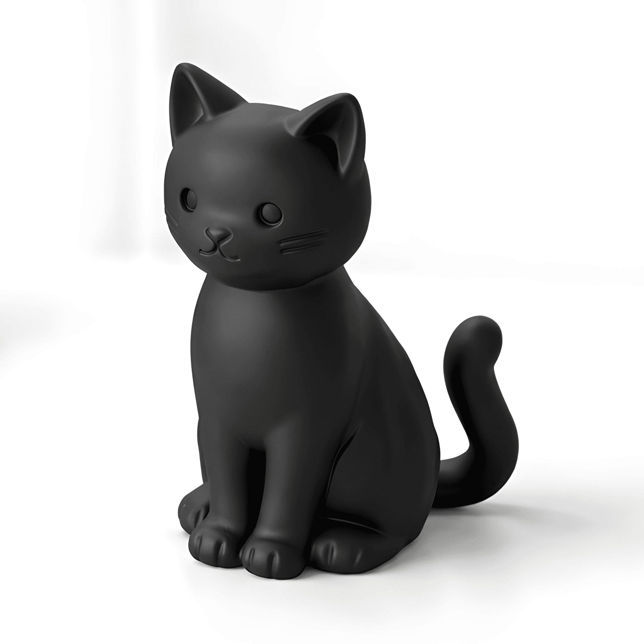 Sitting Cat STL | Modern Cat Statue | Cute Cat Model | Minimalist Cat | 3d model