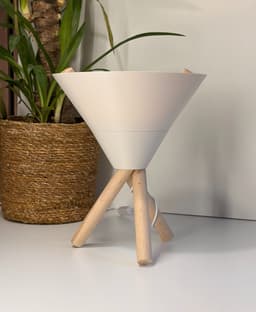 PIVOT Lamp - Wood Dowel Table Lamp 3d model