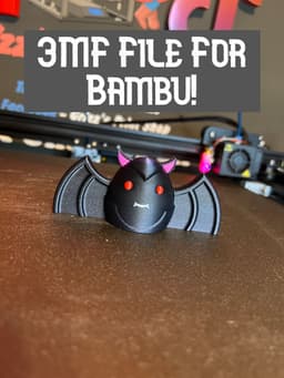 chibi bat.3mf 3d model
