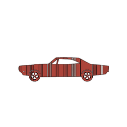 Dodge Coronet 3D Car Flip Art Desk Display 3d model