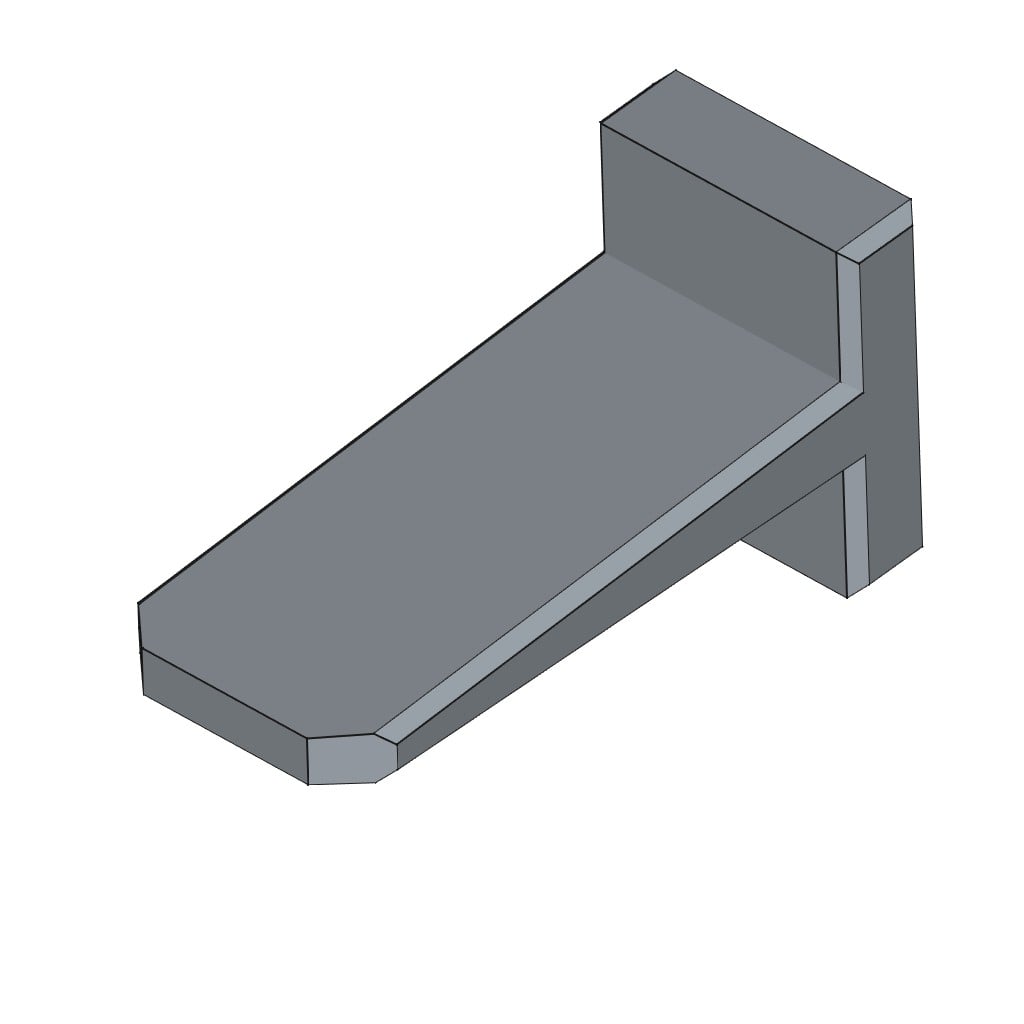 D-LOCK_TOOL-SLOT_L_PART-B 3d model