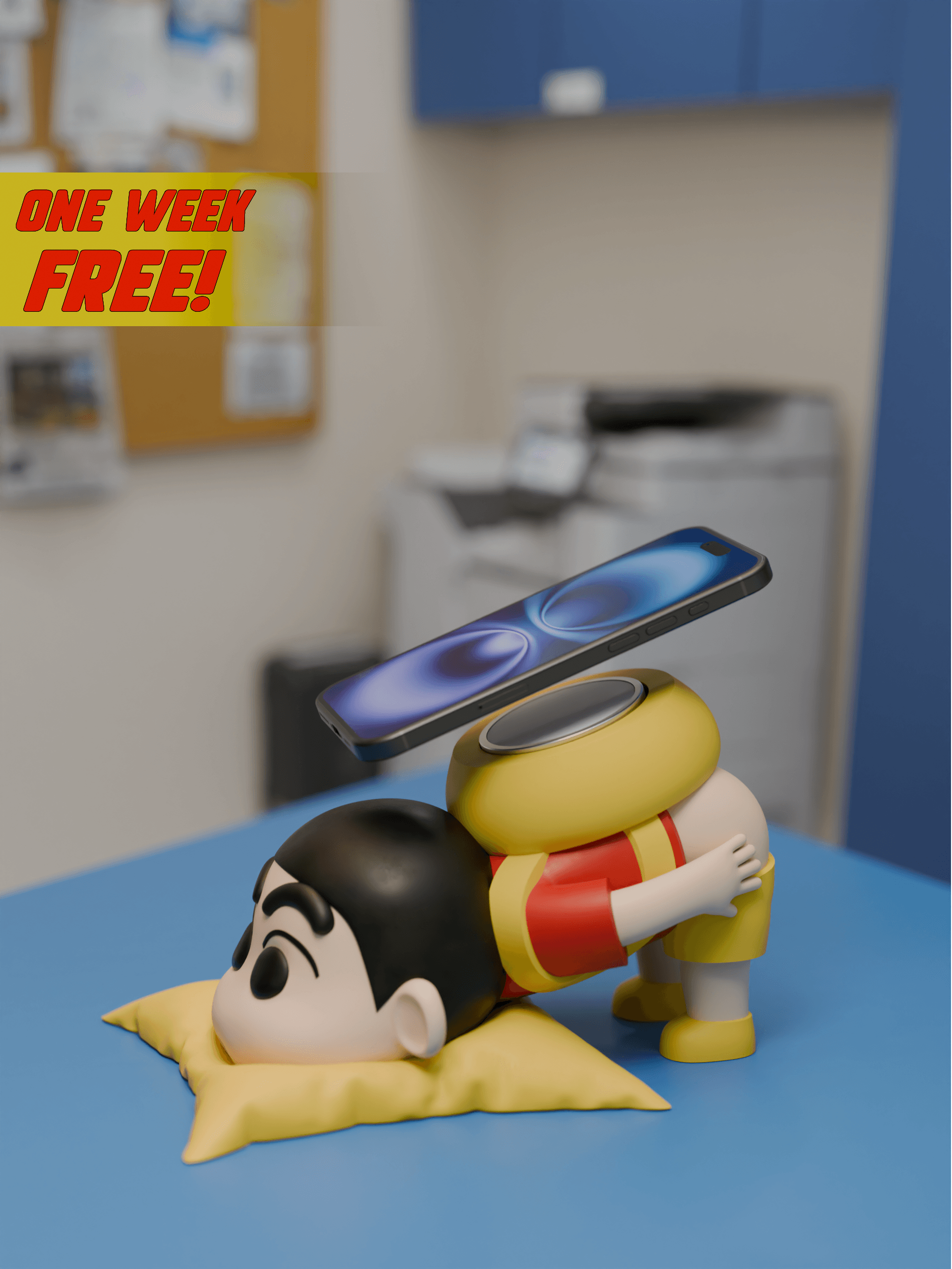Magsafe Shin-chan 3d model