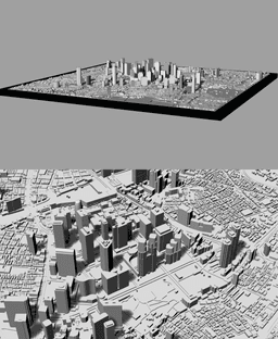 TOKYO, Skyline 3d map 3d model