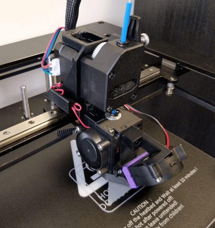 Two Trees Sapphire S Direct Drive & E3D V6 Hot End Mount (Prusa R3 Remix) 3d model