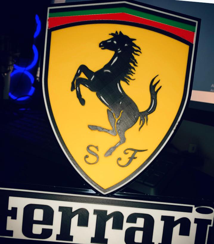 Ferrari_Logo v19.3mf 3d model