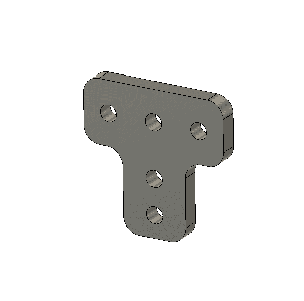 T section plate.stl 3d model