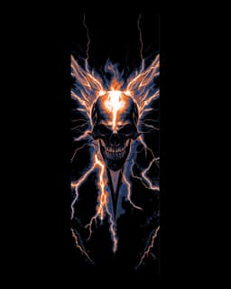 Heavy Metal Rock Star Album Cover Art - Set of Bookmarks 3d model