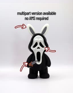 Horror Bunnies - Ghostface 3d model