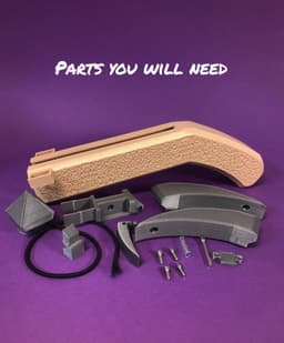 DnD Dice Holder- Dice Holding Crossbow 3d model