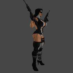 Battle Nun v2 3d model