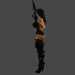 Battle Nun v2 3d model