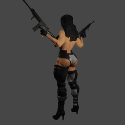 Battle Nun v2 3d model