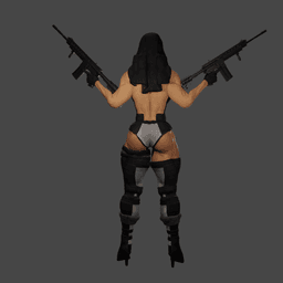 Battle Nun v2 3d model