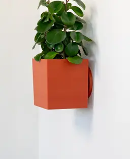 Square Tapered Planter 3d model