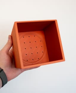 Square Tapered Planter 3d model