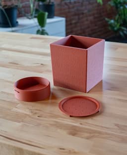 Square Tapered Planter 3d model