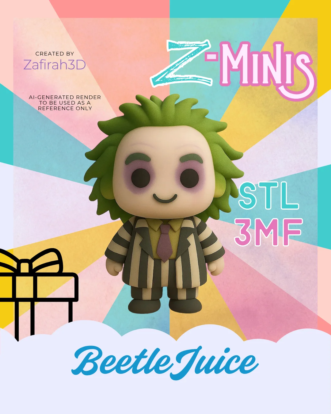 BEETLEJUICE Z-MINIS 3d model
